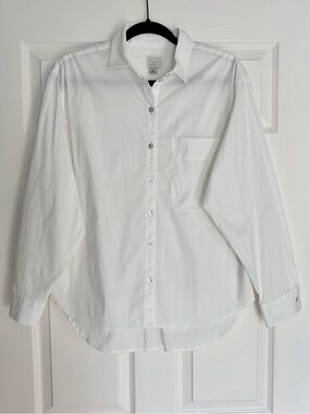 a new day Women’s Classic White Button-Down Shirt